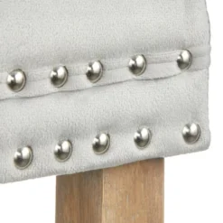 Set Of 2 Portico Tufted High Back Velvet Dining Chairs Gray - Buylateral -Buylateral GUEST ed3c21fd 49c1 407b 8ed9 86c3d5632000