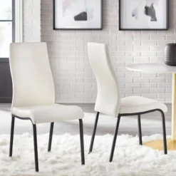 Set Of 2 Nora Contemporary Dining Chairs - Buylateral -Buylateral GUEST f69deb60 7db6 4584 b47b 6dc10650b293