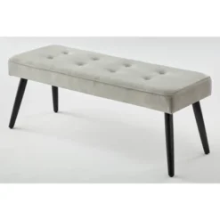 Ellis Velvet Dining Bench - Buylateral -Buylateral GUEST fa98cf52 16ab 4e81 9200 da7420f74491